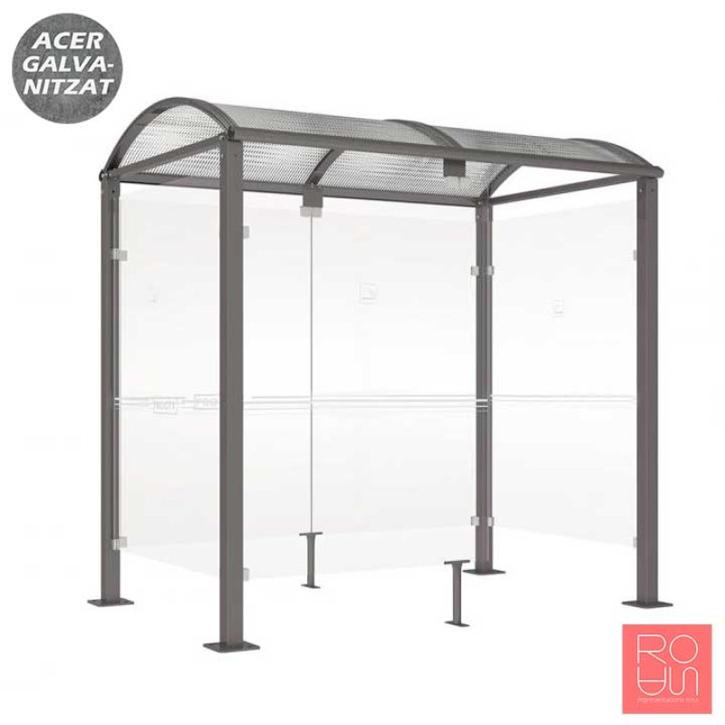 Refugi per fumadors model Bòveda "M" 2500 mm